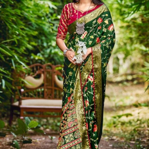 Printed Silk Saree