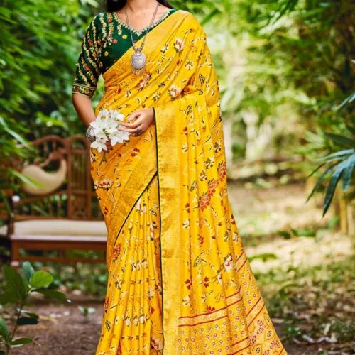 Printed Silk Saree