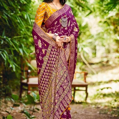Printed Silk Saree