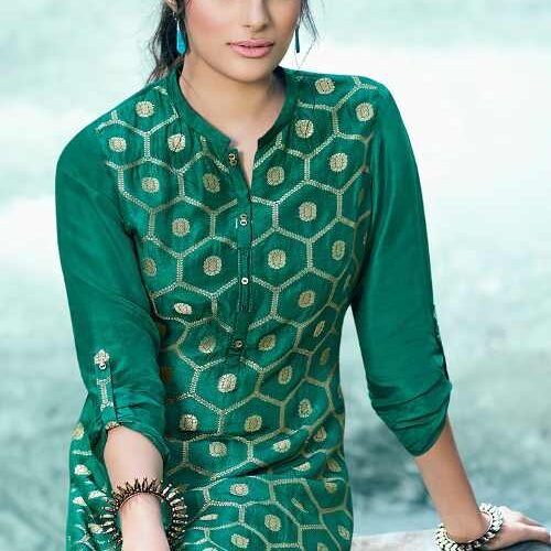 Green Party Wear Suit