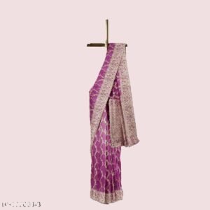 woven silk saree