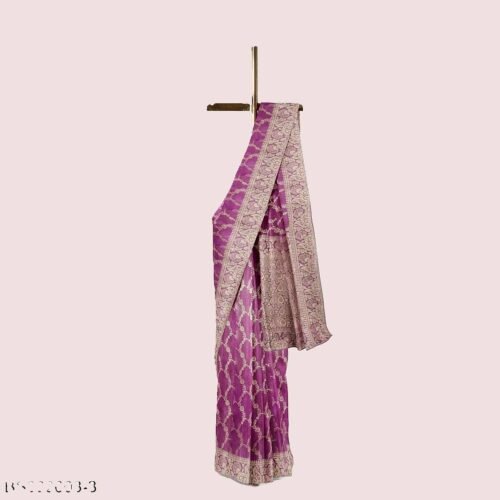 Purple Woven Silk Saree woven silk saree