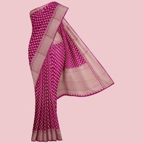 Pink Pure Khaddi Saree