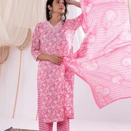 Pant Suit with Dupatta