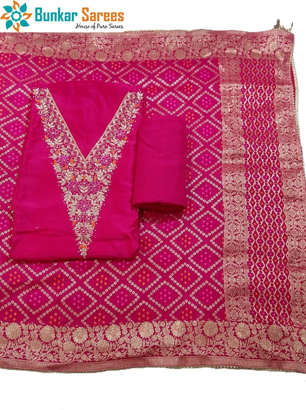 Banarasi Unstitched Suit