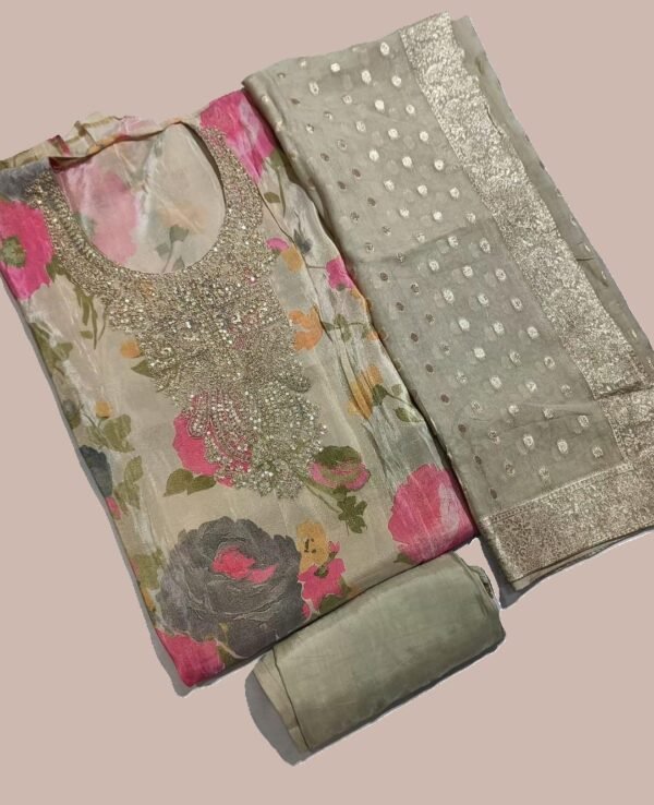 party wear unstitched suit