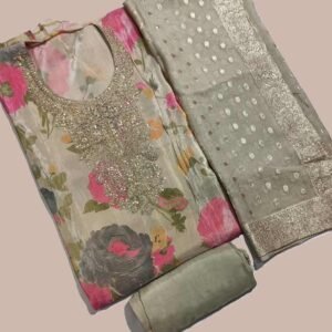 Floral Party Wear Suit