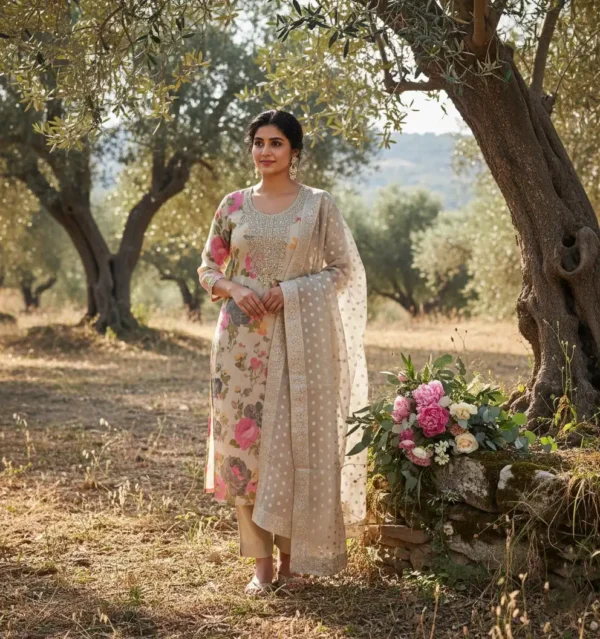 party wear unstitched suit