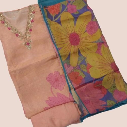 Party Wear Unstitched Suit