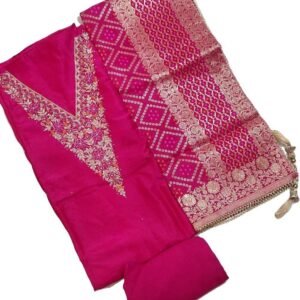 Rani Chanderi Silk Suit