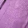 Purple Chikan Kurti