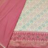 Off White Kanjivaram Silk Saree