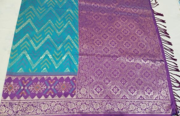 Rama Green Kanjivaram Silk Saree
