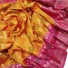 Mustard Kanjivaram Silk Saree