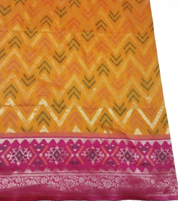 Mustard Kanjivaram Silk Saree