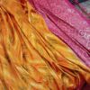 Mustard Kanjivaram Silk Saree