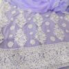 Purple Chikan Saree