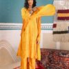 Yellow Pant Suit With Dupatta