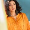 Yellow Pant Suit With Dupatta