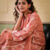 Rust Pant Suit With Dupatta