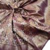 Coffee Kanjivaram Silk Saree