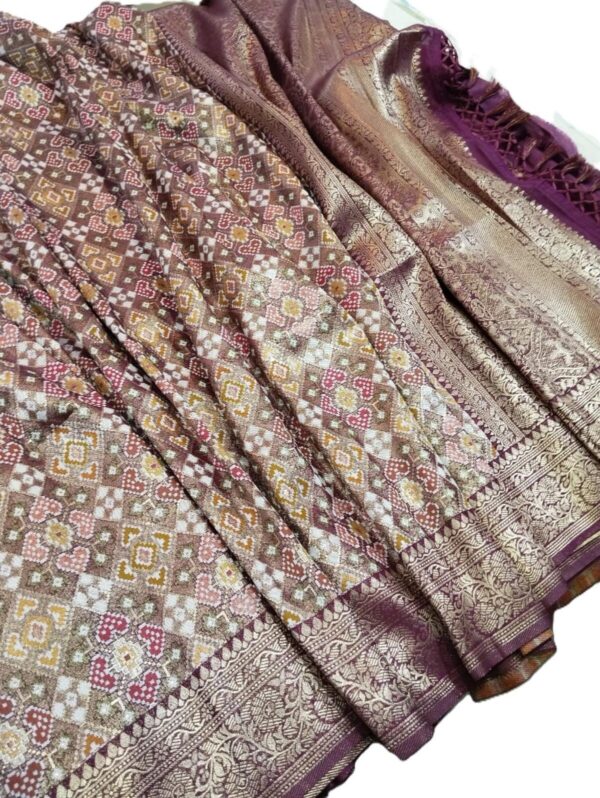 Coffee Kanjivaram Silk Saree