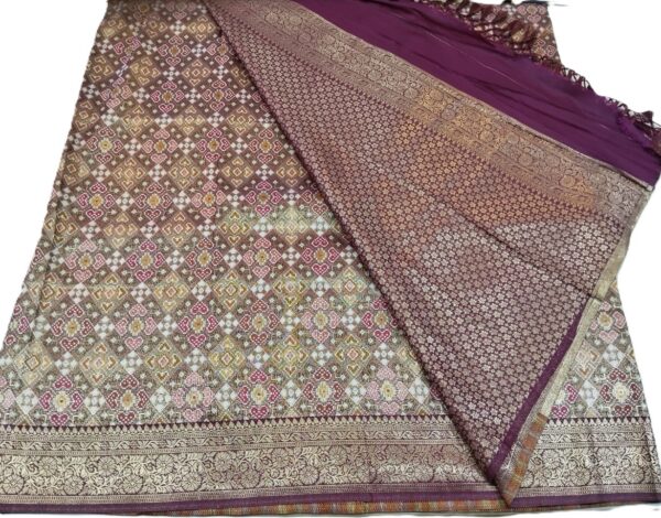 Coffee Kanjivaram Silk Saree