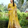 Yellow Party Wear Saree
