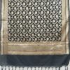 Black Banarasi Silk Dupatta