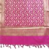 Pink Banarasi Silk Dupatta