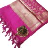 Pink Banarasi Silk Dupatta