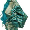 Teal Banarasi Silk Dupatta