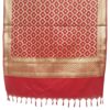 Red Banarasi Silk Dupatta