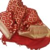Red Banarasi Silk Dupatta