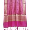 Pink Banarasi Silk Dupatta