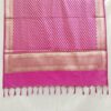 Pink Banarasi Silk Dupatta