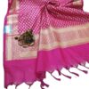 Pink Banarasi Silk Dupatta