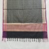 Black Banarasi Silk Dupatta