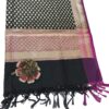 Black Banarasi Silk Dupatta