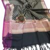 Black Banarasi Silk Dupatta
