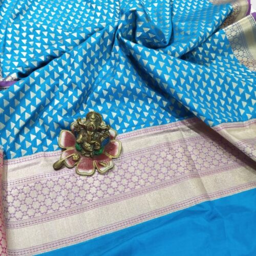 Firozi Banarasi Silk Dupatta