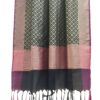 Black Banarasi Silk Dupatta