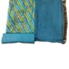 Aqua Blue Pure Organza Unstitched Suit