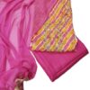 Mustard Pure Organza Unstitched Suit