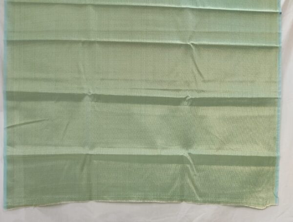 Aqua Green Handloom Banarasi Tissue Saree