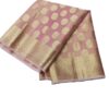 Aqua Pink Handloom Banarasi Tissue Saree
