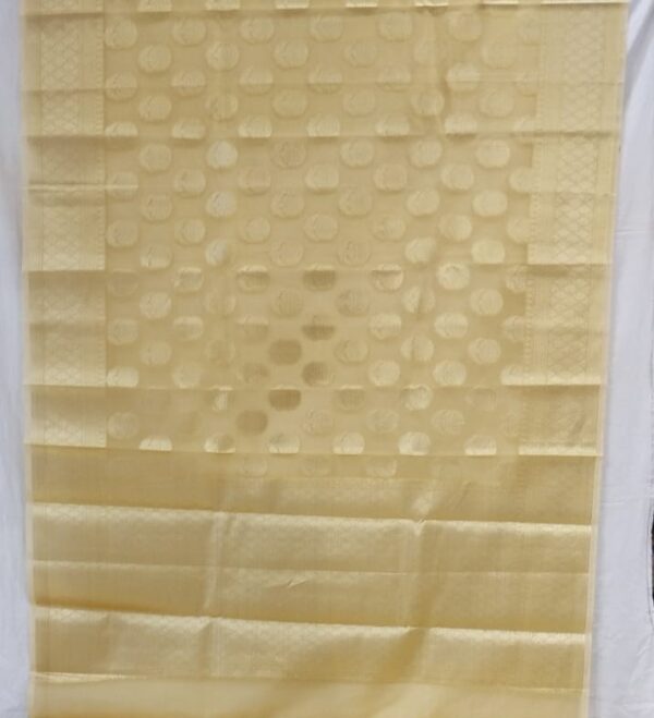 Golden Handloom Banarasi Tissue Saree