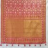 Coral Pink Handloom Banarasi Silk Saree