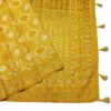 Yellow Handloom Banarasi Silk Saree