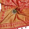 Red Handloom Banarasi Silk Saree